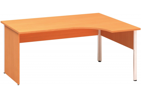 ALFA 100 Stůl kancelářský 107 Pravý Deska rohová 1600x1200x25