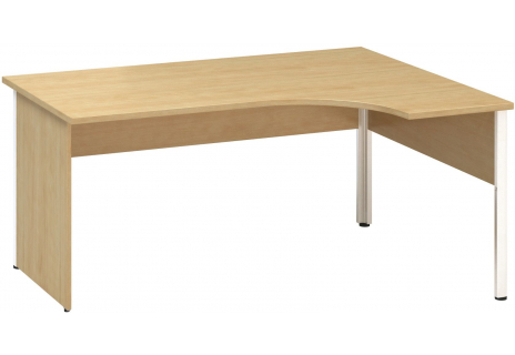 ALFA 100 Stůl kancelářský 107 Pravý Deska rohová 1600x1200x25
