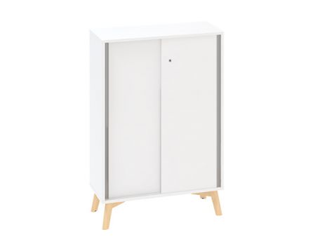 Skříň LTD ST** + soklové nohy 2 police 800×450x1215