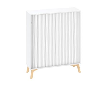 Skříň LTD žaluziová** + soklové nohy 2 police LTD, žaluzie – RAL9010 1000×450x1215