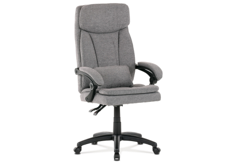 Kancelářské křeslo, potah šedá látka, permanent contact mechanismus s aretací