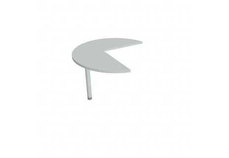 Stůl jednací levý ø 100 cm GP 21 L