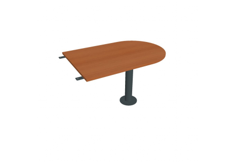 Stůl jednací délky 120 cm ukončený obloukem GP 1200 3