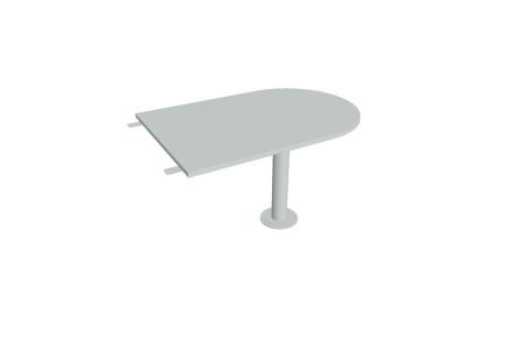 Stůl jednací délky 120 cm ukončený obloukem GP 1200 3