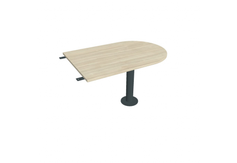 Stůl jednací délky 120 cm ukončený obloukem GP 1200 3