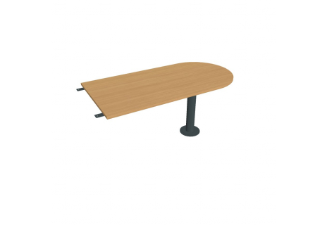 Stůl jednací délky 160 cm ukončený obloukem GP 1600 3