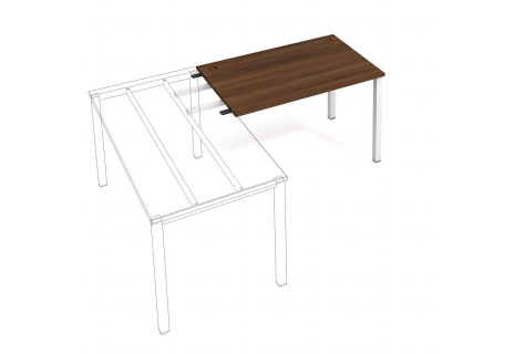 Stůl pracovní délky 120 cm k řetězení US 1200 RU