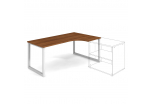 Stůl ergo 180 x 120 cm, levý UE O 1800 60 L