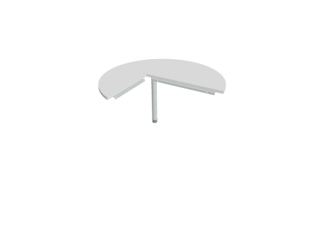 Stůl jednací pravý podél ø 120 cm CP 22 P P