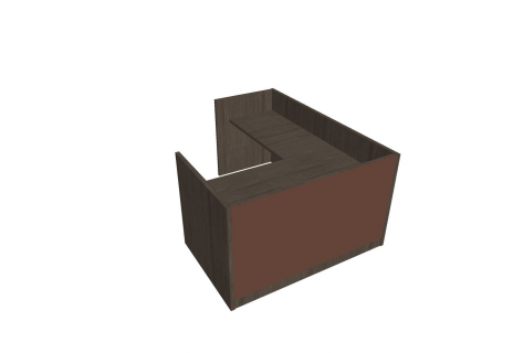 Recepce 160 + přídavný stůl 120x60 levý ARS 160 L S