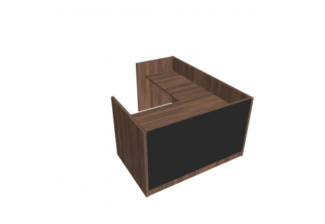 Recepce 160 + přídavný stůl 120x60 levý ARS 160 L S