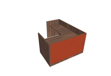 Recepce 160 + přídavný stůl 120x60 levý ARS 160 L S