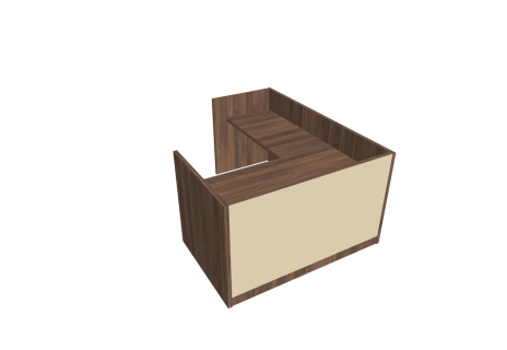 Recepce 160 + přídavný stůl 120x60 levý ARS 160 L S