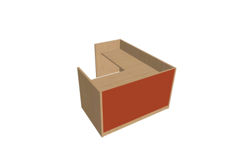 Recepce 160 + přídavný stůl 120x60 levý ARS 160 L S