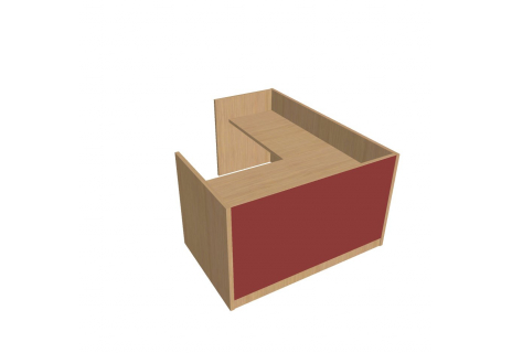 Recepce 160 + přídavný stůl 120x60 levý ARS 160 L S