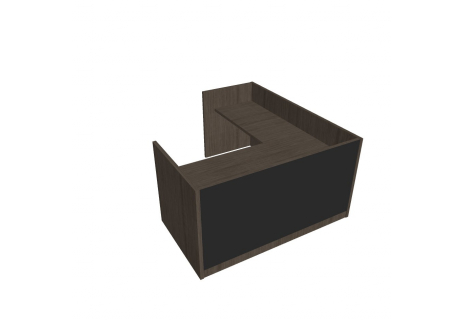 Recepce 180 + přídavný stůl 120x60 levý ARS 180 L S