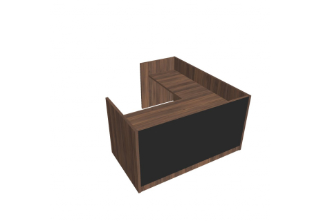 Recepce 180 + přídavný stůl 120x60 levý ARS 180 L S