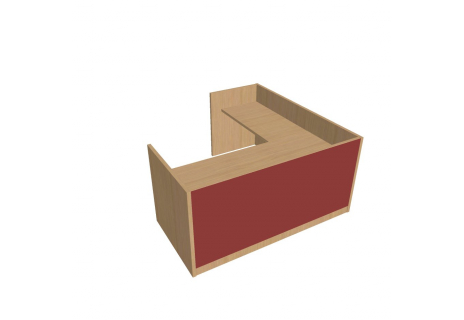 Recepce 200 + přídavný stůl 120x60 levý ARS 200 L S