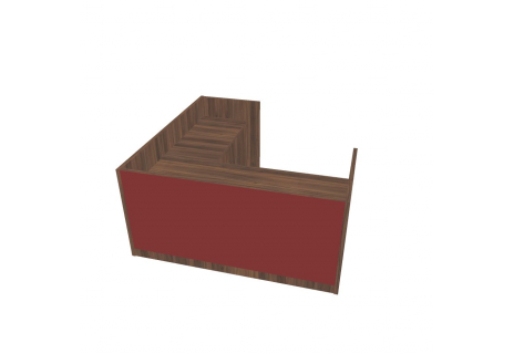 Recepce 200 + přídavný stůl 120x60 pravý ARS 200 P S