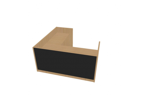 Recepce 200 + přídavný stůl 120x60 pravý ARS 200 P S