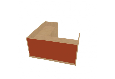 Recepce 200 + přídavný stůl 120x60 pravý ARS 200 P S