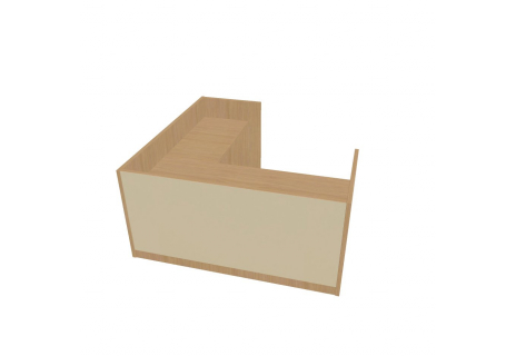 Recepce 200 + přídavný stůl 120x60 pravý ARS 200 P S