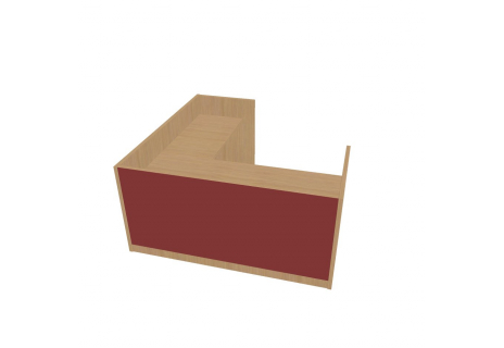 Recepce 200 + přídavný stůl 120x60 pravý ARS 200 P S