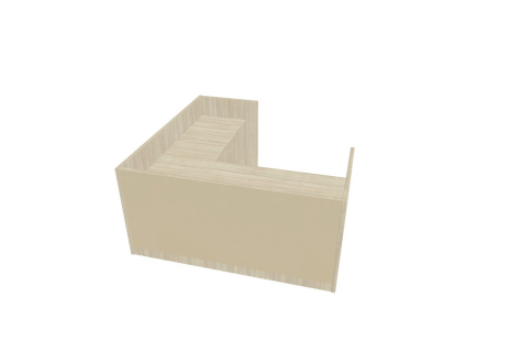 Recepce 200 + přídavný stůl 120x60 pravý ARS 200 P S