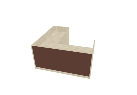 Recepce 200 + přídavný stůl 120x60 pravý ARS 200 P S