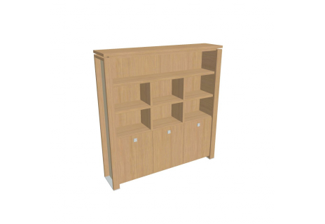 Skříň třídveřová, zavřená - otevřená E 5 3 02 S