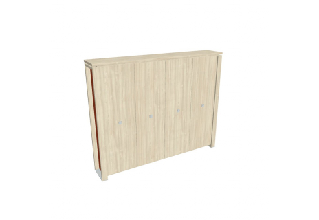 Skříň čtyřdveřová s věšákem, zavřená E 5 4 00 S