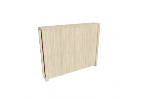 Skříň čtyřdveřová s věšákem, zavřená E 5 4 00 S