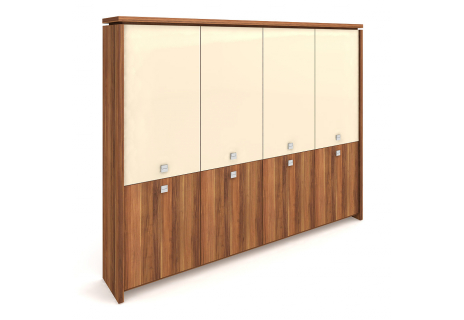 Skříň čtyřdveřová, zavřená - skleněné dveře A 5 4 01