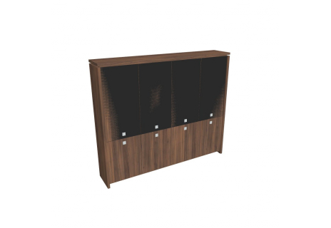 Skříň čtyřdveřová, zavřená - skleněné dveře A 5 4 01