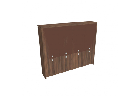 Skříň čtyřdveřová, zavřená - skleněné dveře A 5 4 01