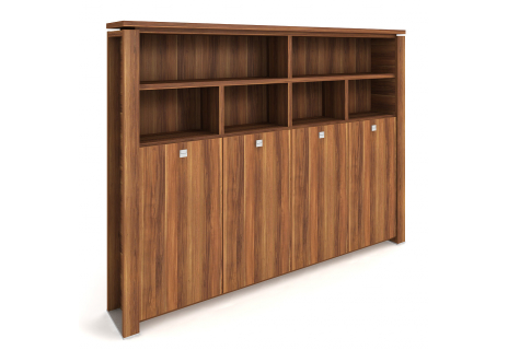 Skříň čtyřdveřová s věšákem, zavřená - otevřená E 5 4 03