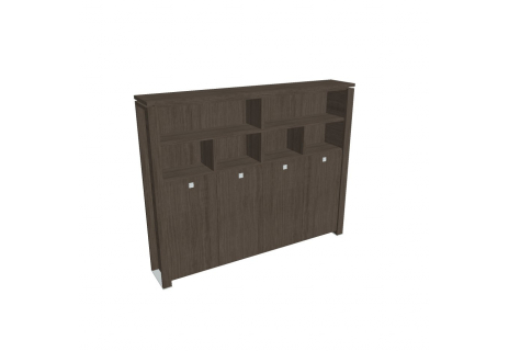 Skříň čtyřdveřová s věšákem, zavřená - otevřená E 5 4 03