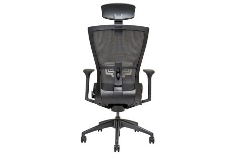 Kancelářské křeslo s podhlavníkem, BI 203, zelená MERENS SP