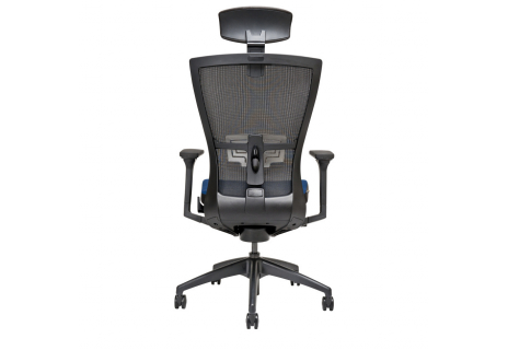 Kancelářské křeslo s podhlavníkem, BI 203, zelená MERENS SP