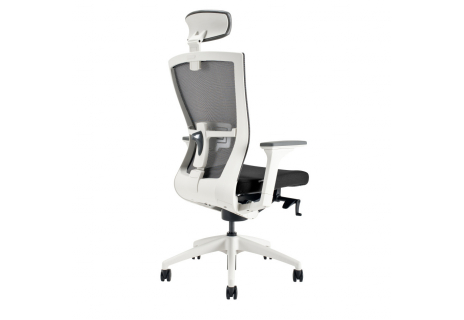 Kancelářské křeslo s podhlavníkem, BI 203, zelená MERENS WHITE SP