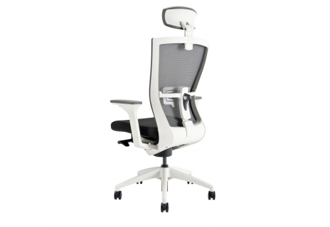 Kancelářské křeslo s podhlavníkem, BI 203, zelená MERENS WHITE SP