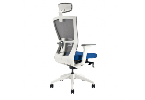 Kancelářské křeslo s podhlavníkem, BI 203, zelená MERENS WHITE SP