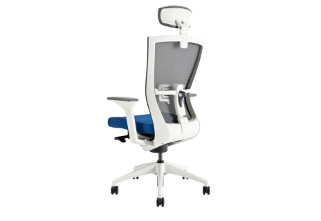 Kancelářské křeslo s podhlavníkem, BI 203, zelená MERENS WHITE SP