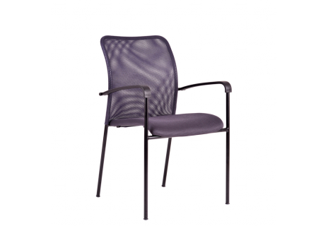 Kancelářská židle, DK 90, modrá TRITON BLACK