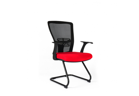 Jednací židle, TD-14, červená THEMIS MEETING