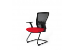 Jednací židle, TD-14, červená THEMIS MEETING