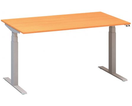 ALFA UP Stůl kancelářský výškově stavitelný Deska pravoúhlá 1400x800x25