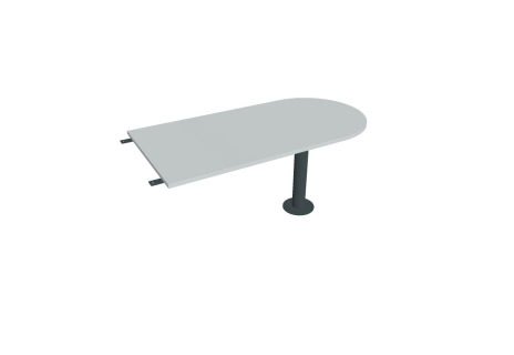Stůl jednací délky 160 cm ukončený obloukem FP 1600 3