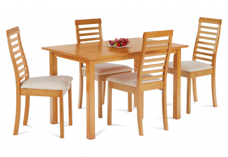 SET 1+4, 120x75 cm, barva olše