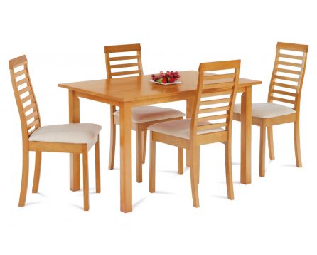 SET 1+4, 120x75 cm, barva olše